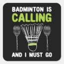 Recherche de raquette de badminton autocollants Sport