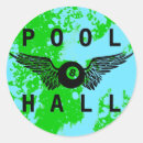 Recherche de salle de billard autocollants Huit boules
