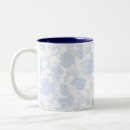 Recherche de motif de libellule tasses Bleu