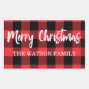 Recherche de buffalo plaid autocollants Monogramme