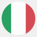 Recherche de drapeau international autocollants Italien