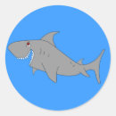 Recherche de dessin requin autocollants Mer