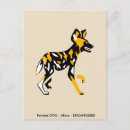 Recherche de chien sauvage cartes postales Carnivore