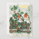 Recherche de oiseau vintage vœux cartes Saint