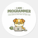 Recherche de programmeur autocollants Codage