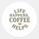Recherche de citation de café autocollants Amoureux du café