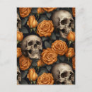 Recherche de skull verticales cartes postales Rose