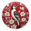 Recherche de oiseau rouge boutons et poignées de porte Élégant