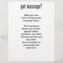 Recherche de tissus prospectus Massage