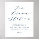 Recherche de bleu et crème Typographie