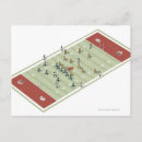 Recherche de terrain football cartes postales Vert