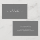 Recherche de police élégante cartes visite Coiffeur