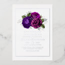 Recherche de argent pourpre invitations Vintage