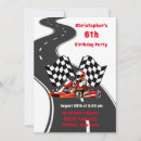 Recherche de racing anniversaire invitations Garçon