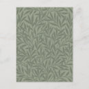 Recherche de saule vert cartes postales William morris