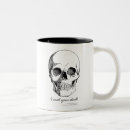 Recherche de crâne gothique tasses Anniversaire