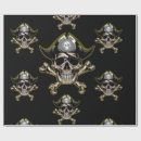 Recherche de matériel papier cadeau Papier d'emballage de pirate