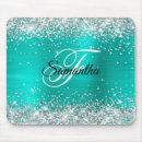 Recherche de argent turquoise tapis souris Scintille