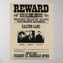 Recherche de wanted posters Wild west