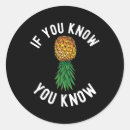 Recherche de ananas coloré autocollants Mandala