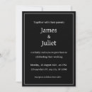 Recherche de simple noir et blanc invitations Intemporel