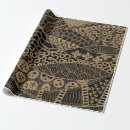 Recherche de motif tribal papier cadeau Élégant
