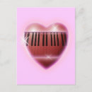 Recherche de clavier piano cartes postales Pianiste
