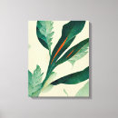 Recherche de plante abstrait art Mural