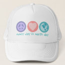 Recherche de jour de terre casquettes Paix