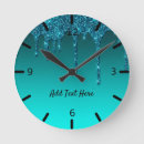 Recherche de turquoise horloges Personnalisée