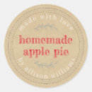 Recherche de pi stickers autocollants Tarte aux pommes