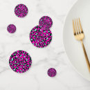 Recherche de de léopard confettis Rose