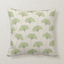 Recherche de gingko coussins Vert
