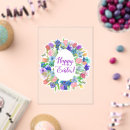 Recherche de pâques oeufs invitations Couronne florale