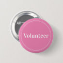 Recherche de volontaire badges Élégant