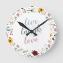 Recherche de motifs décoratifs horloges Floral