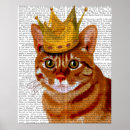 Recherche de chat gingembre posters Couronne