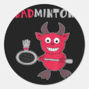 Recherche de volant de badminton autocollants Vintage