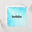 Recherche de cristal invitations Flocon de neige