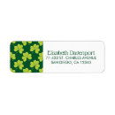 Recherche de shamrock cartes invitations Vert