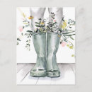 Recherche de bottes de pluie cartes postales Floral