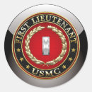 Recherche de lieutenant autocollants Promotion usmc 1stlt