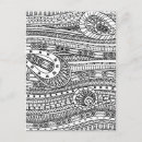 Recherche de ethniques cartes postales Coloriage