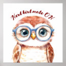 Recherche de hibou kawaii posters Chouette