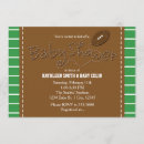 Recherche de sports baby shower invitations Vert