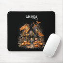 Recherche de bois foncé tapis souris Halloween