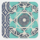 Recherche de batik autocollants Turquoise