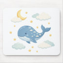 Recherche de baleine mignonne tapis souris Illustration