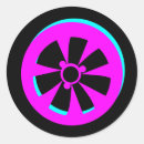 Recherche de rose néon autocollants Noir