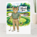 Recherche de golf remerciements cartes Vert